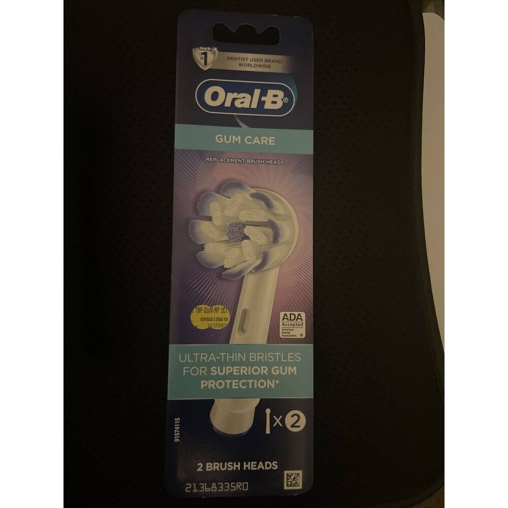 Oral-B, Gum Care Replacement Toothbrush Heads Ultra thin bristles 2 Count